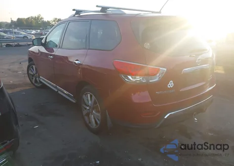 2014 Nissan Pathfinder Platinum из США, поврежденный, VIN 5N1AR2MM3EC605084
